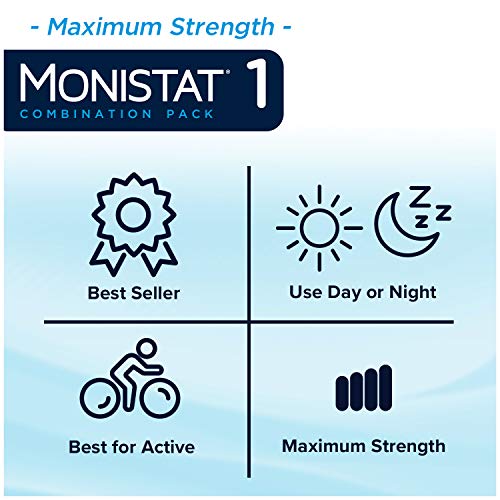 MONISTAT 1-Dose Yeast Infection Treatment, 1 Ovule Insert & External Itch Cream MonistatAu supplements