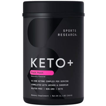 Sports Research Keto Plus Exogenous Ketones with goBHB - 30 Servings | Keto Electrolyte Sports ResearchUS supplements
