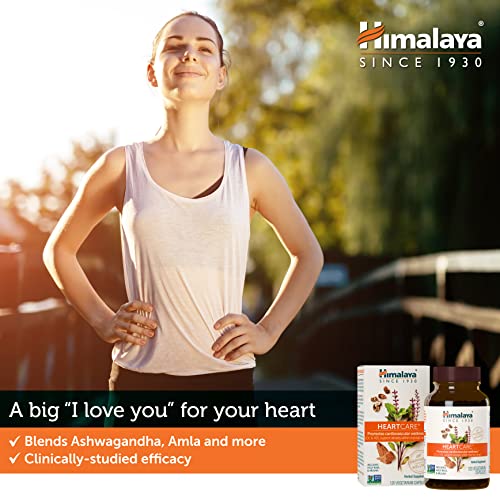 Himalaya HeartCare, Cholesterol and Blood Pressure Supplements for Cardiovascular HimalayaAu supplements