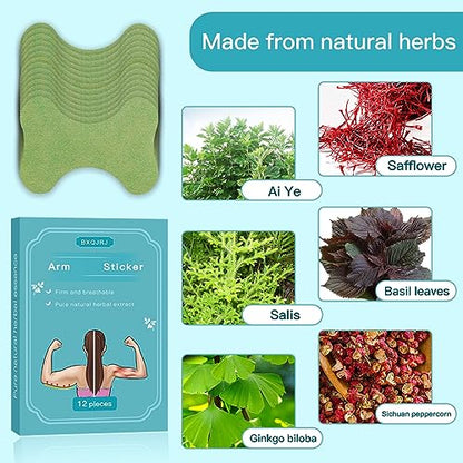 Mugwort Patch - Natural Herbal Patch for Women and Men (12) BXQJRJUS supplements