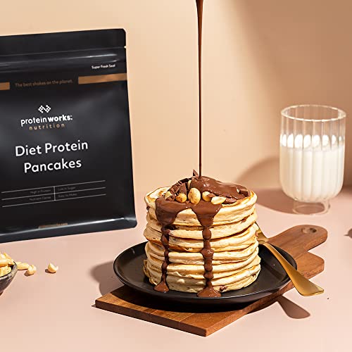 Protein Works - Diet Protein Pancake Mix | 135 Calories Per Serving | Low Sugar Protein Pancake Mix Protein WorksAu supplements