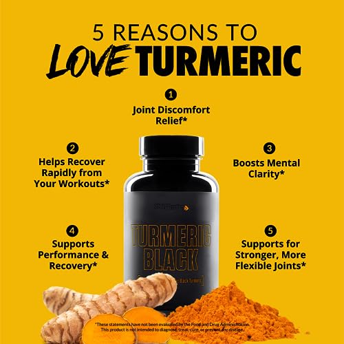 Sculpt Nation Powerful Turmeric Supplement - Turmeric Curcumin with Black Sculpt NationUS supplements