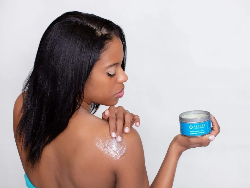 Sacred Essentials™ Extra Strength Hemp Cream, 6 oz, 1500 mg - Ideal for Muscles, HIPS, Joints, Neck, Back, Elbows, Fingers, Hands, and Knees. Made in USA Sacred EssentialsAu supplements
