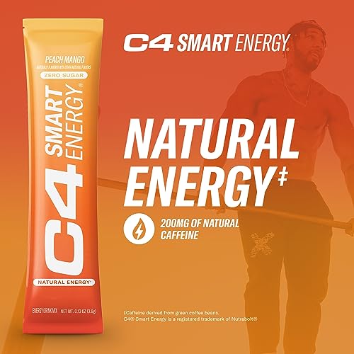 C4 Smart Energy Powder Stick Packs - Sugar Free Performance Fuel & Nootropic Brain CellucorUS supplements