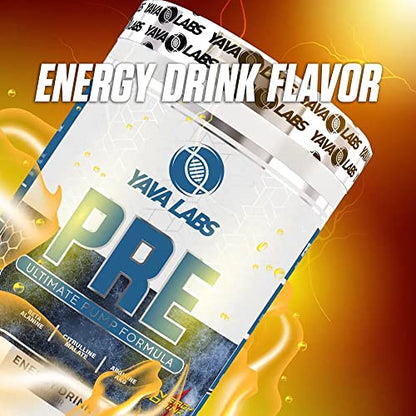 Yava Labs PRE Workout Ultimate Pump Formula (Energy Drink) Yava LabsUS supplements