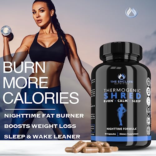 Thermogenic Shred - Fat Burner Sleep Aid Diet Pills, Appetite Suppressant for Weight Loss THE ENCLARE NUTRITIONAu supplements