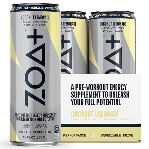 ZOA+ Pre-Workout Sugar Free Energy Drink, Orange Grapefruit - NSF Certified for Sport ZOAUS supplements