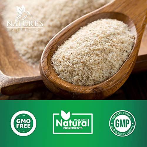 High Absorption Psyllium Husk Capsules 1450mg, Natural Soluble Fiber Supplement Non-GMO Nature's NutritionAu supplements