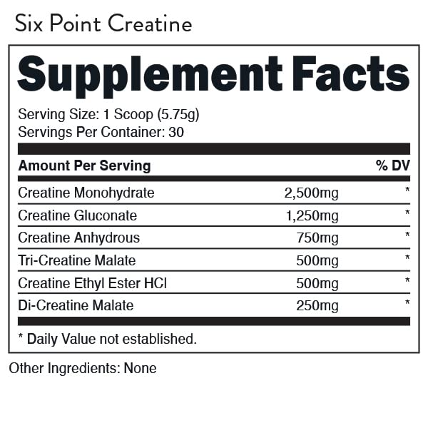 Bucked Up Six Point Creatine™ Six Types of Creatine - for Men and Women Bucked UpAu supplements