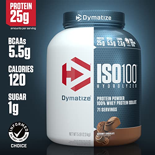 Dymatize ISO100 Hydrolyzed Protein Powder, 100% Whey Isolate Protein, 25g of Protein DymatizeUS supplements