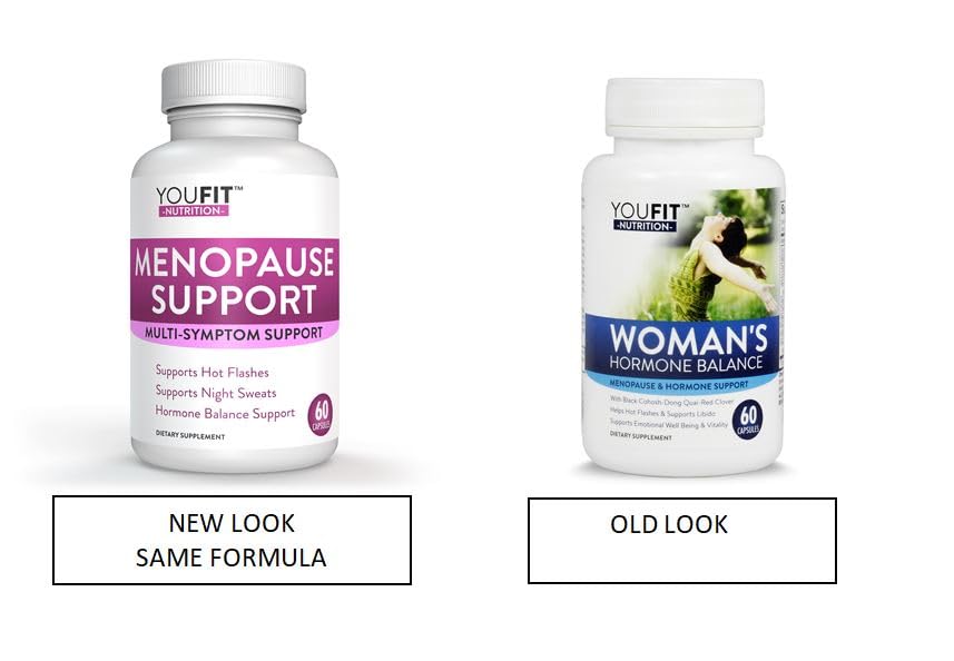 YouFit Nutrition Menopause Relief Capsules for Women - Natural Menopause Supplements for Women - Complete Day and Night Menopause Support - Reduces Hot Flashes, Stress, Night Sweats - 30 Servings YouFit NutritionAu supplements