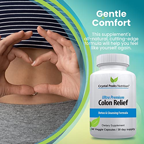 CRYSTAL PEAKS NUTRITION Natural Colon Cleanser Capsules for Constipation Relief CRYSTAL PEAKS NUTRITIONAu supplements