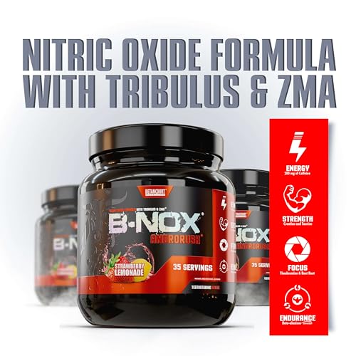 Betancourt Nutrition B-Nox Androrush Pre Workout with Creatine Blend | BCAAs & Beta Betancourt NutritionUS supplements