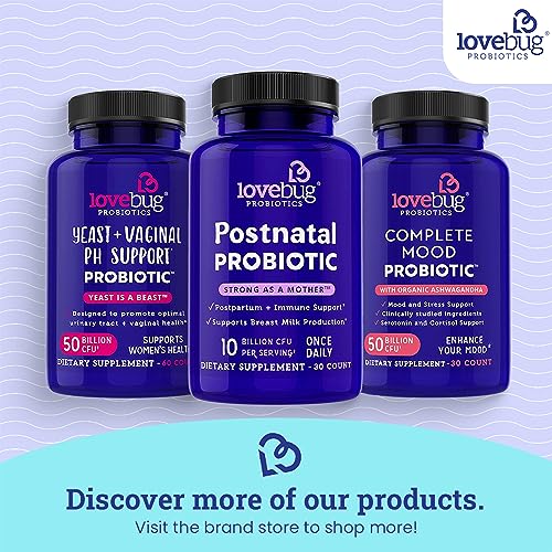 Lovebug Yeast + Vaginal pH Support | Clinically Studied Ingredients for Yeast & UTIs lovebug PROBIOTICSAu supplements