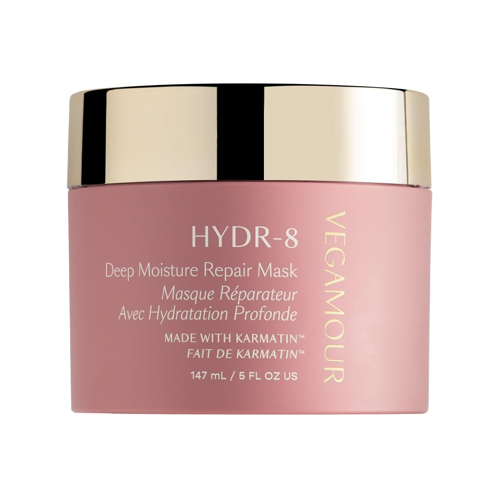 VEGAMOUR HYDR-8 Deep Moisture Repair Mask, Deep Conditioner Hair Mask Formulated Without Sulfates for Dry, Damaged, Frizzy Hair, Floral & Vanilla Scent, 5 fl. oz. VEGAMOURAu supplements