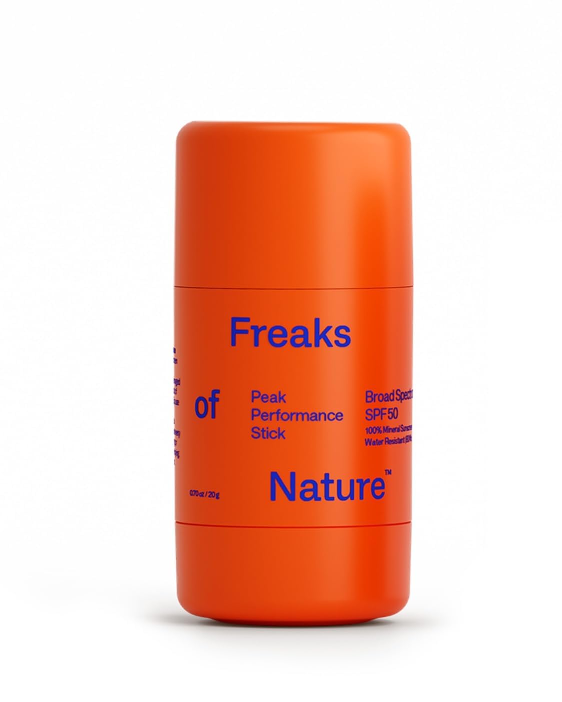 Peak Performance Sun Stick SPF 50 | 100% Mineral Sunscreen | Lightweight, 40-Min Water-Resistant | Plant-Based, Eco-Friendly, Reef-Safe, Cruelty-Free | All Skin Types | 0.70 oz | Pack of 2 Freaks of NatureAu supplements