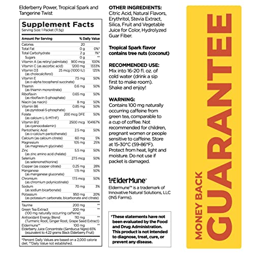 Pureboost Immune Clean Energy Drink Mix: Immunity Supplement with Elderberry PureboostUS supplements