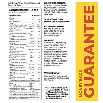 Pureboost Immune Clean Energy Drink Mix: Immunity Supplement with Elderberry PureboostUS supplements