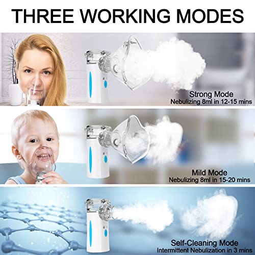 Portable Nebulizer - Rechargeable Nebulizer Machine for Adults and Kids NawetiAu supplements