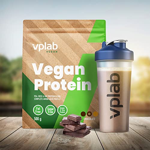 VPlab Vegan Protein Powder 500g - 16 Servings, 100% Plant Based and Natural Vegan Protein Shake vplab nutritionAu supplements