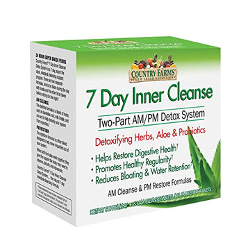 COUNTRY FARMS 7 Day Inner Cleanse, AM/PM Detox System, Detoxifying Herbs COUNTRY FARMSAu supplements