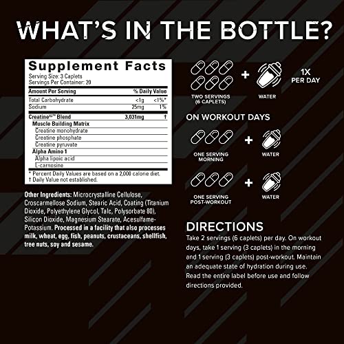 Six Star Creatine Pills Post Workout X3 Creatine Capsules | Creatine Monohydrate Blend Six StarAu supplements