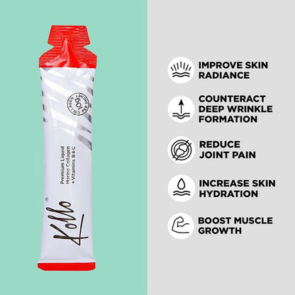 Kollo Premium Marine Collagen Liquid, 10,000 mg - Essential Proteins Collagen Peptides KolloUS supplements