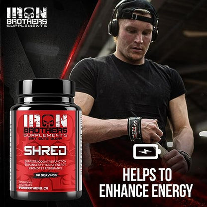 Shred for Men & Women | Strong Appetite Suppressant for Weight Loss Management Iron Brothers SupplementsUS supplements