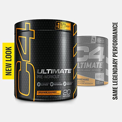 Cellucor C4 Ultimate Pre Workout Powder Orange Mango - Sugar Free Preworkout CellucorUS supplements