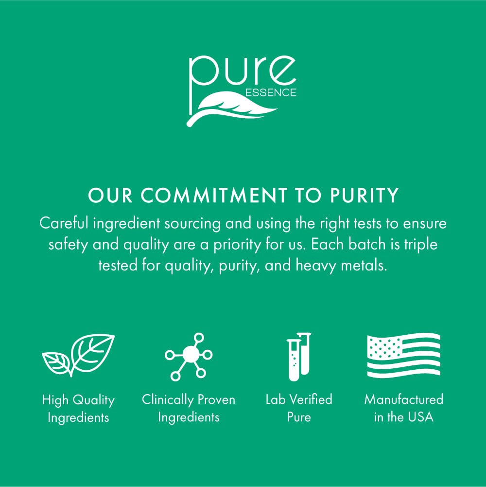 Energy Plus by Pure Essence - Caffeine Free, All Natural Herbal Energy and Focus Supplement - Smooth, No Jitters No Crash - 60 Tablets PURE ESSENCE LABSAu supplements