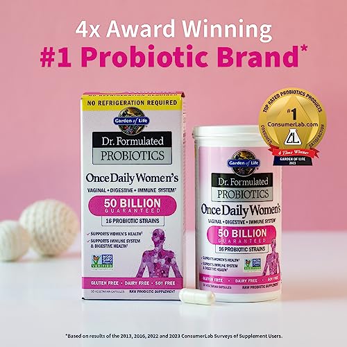 Garden of Life, Dr. Formulated Women's Probiotics Once Daily, 16 Strains, 50 Billion Garden of LifeUS supplements