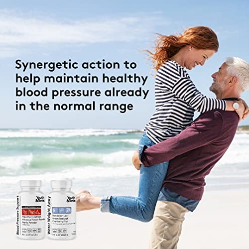 Youth & Tonic Daily Water Weight Away Pills and Blood Pressure Support Supplements/Natural Youth & TonicAu supplements
