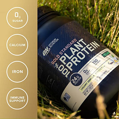 Optimum Nutrition Gold Standard 100% Plant Based Protein Powder, Gluten Free, Vegan Optimum NutritionUS supplements