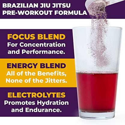 Gold BJJ PreRoll - Jiu Jitsu Pre Workout Supplement for Energy, Focus, and Endurance Gold BJJUS supplements