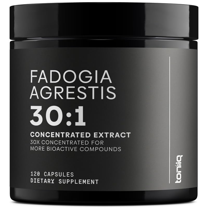 Toniiq Fadogia Agrestis - Ultra High Potency 30:1 Extract - 1200mg Per Serving - Highly Concentrated - Third-Party Lab Tested - 120 Capsules ToniiqAu supplements