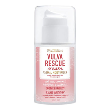 Vulva Rescue Moisturizer Cream | 3oz. PUMP | Soothes Vaginal Itch & Dryness | No Estrogen or Fragrance SMNutritionAu supplements