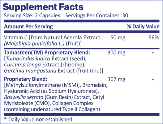 Nordic Healthy Living Joint Food AS SEEN ON TV | Powered by Clinically Studied Tamasteen | Joint Mobility and Comfort with Triple Action Formula (1 Month Supply) Nordic Healthy LivingAu supplements