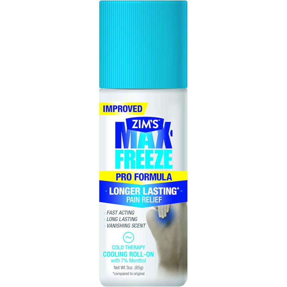 Zim's Max Freeze Pain Relief Roll On, 3 Ounces each (Value Pack of 8) KaxiluAu supplements