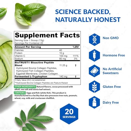 BioTrust Ageless Multi Collagen Peptides Powder – 5 Types (I, II, III, V, X) – Fruit Punch BioTrustUS supplements