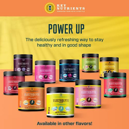 Key Nutrients Electrolytes Powder - Tropical Peach Mango Drink Mix 90 Servings KEY NUTRIENTSUS supplements