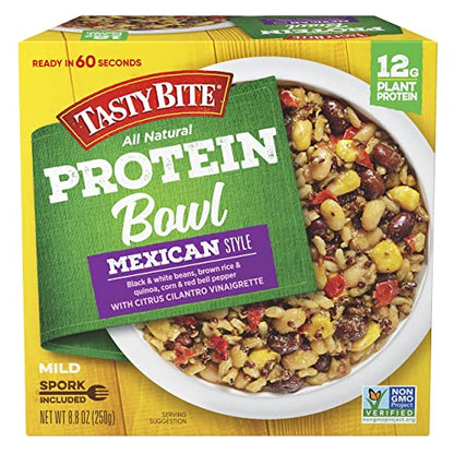 TASTY BITE Mexican Protein Bowl, 8.8 Ounce, Pack of 6, Ready to Eat, Microwaveable TASTY BITEUS supplements