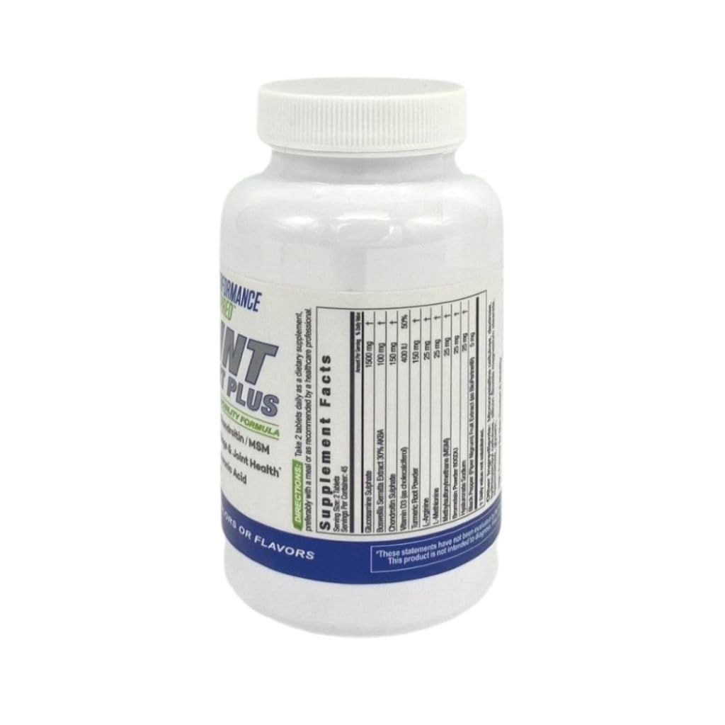 PERFORMANCE INSPIRED Nutrition Joint Support Plus – Glucosamine, Chondroitin, Turmeric & BioPerine – Triple Strength Joint Comfort & Mobility Support – 90 Count PERFORMANCE INSPIREDAu supplements