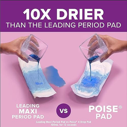 Poise Incontinence Pads & Postpartum Incontinence Pads, 6 Drop Ultimate PoiseUS supplements