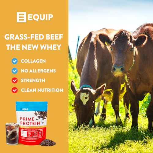 Equip Foods Prime Protein - Grass Fed Beef Protein Powder Isolate - Paleo and Keto EquipUS supplements