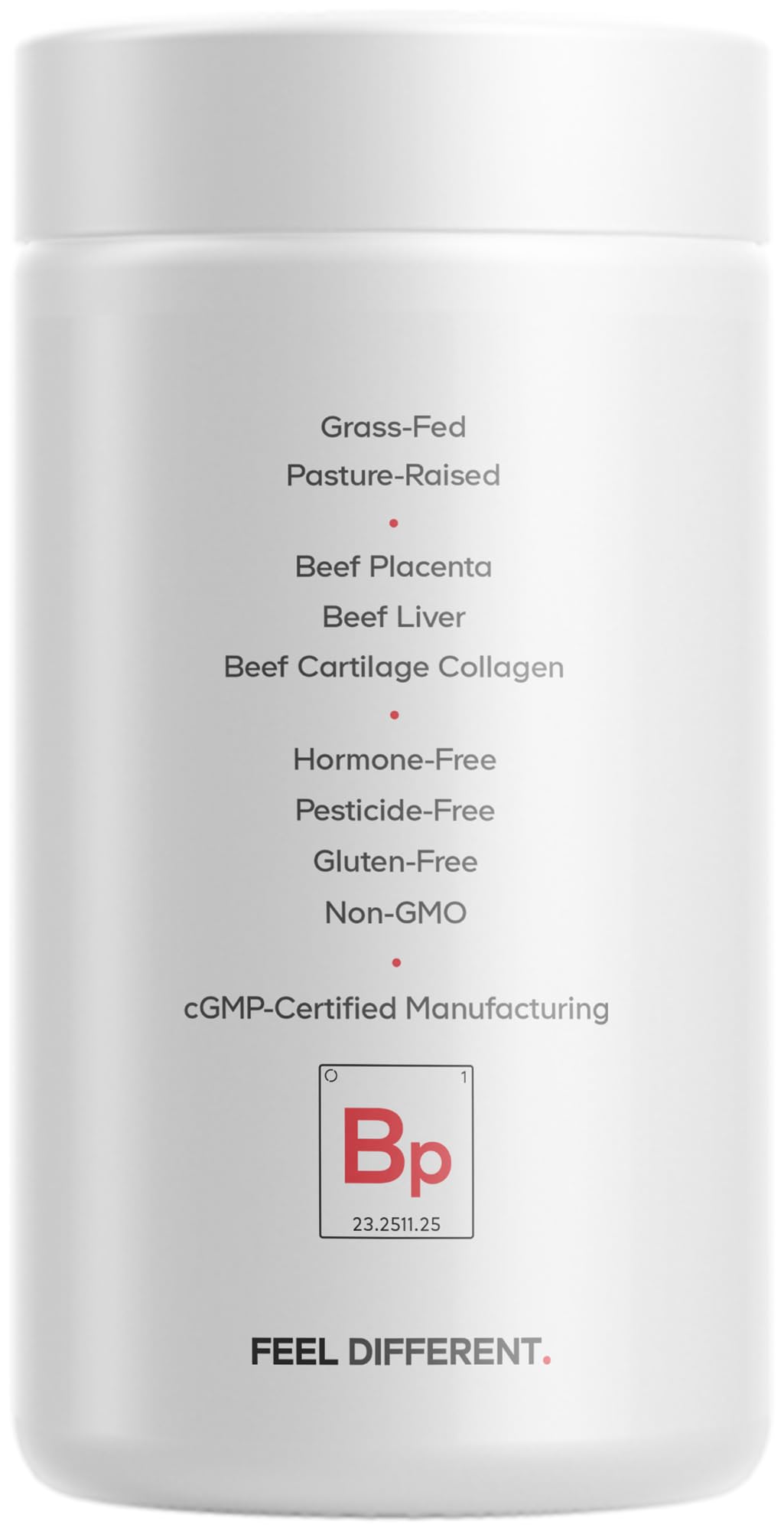 Codeage Grass-Fed Beef Placenta Supplement - Bovine Placenta – Pasture-Raised, Grass-Finished, Undefated, Desiccated - Non-GMO - 180 Capsule CodeageAu supplements