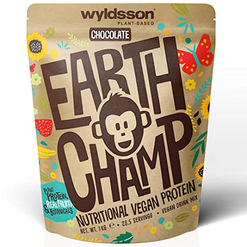 Vegan Protein Powders (1kg) - 28 Servings - EarthChamp by Wyldsson - Plant Based Chocolate WyldssonAu supplements