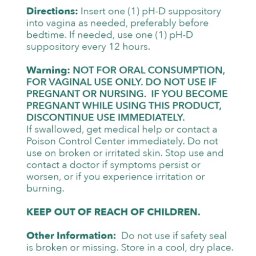 pH-D Feminine Health - Boric Acid Starter Bundle - pH-D Boric Acid Vaginal Suppositories 12 Count pH-D Feminine Health SupportAu supplements