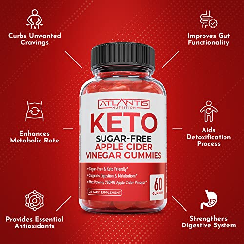 Sugar-Free Keto ACV Gummies for Weight Loss - Apple Cider Vinegar Keto ACV Gummies Atlantis NutritionUS supplements