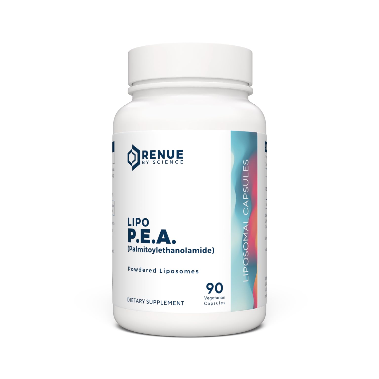 Renue By Science P.E.A | Liposomal Pea Palmitoylethanolamide Supplement | 90 P.E.A Capsules - 250mg Palmitoylethanolamide per Serving | Non-GMO | Made in The USA & Third-Party Tested Renue By ScienceUS supplements